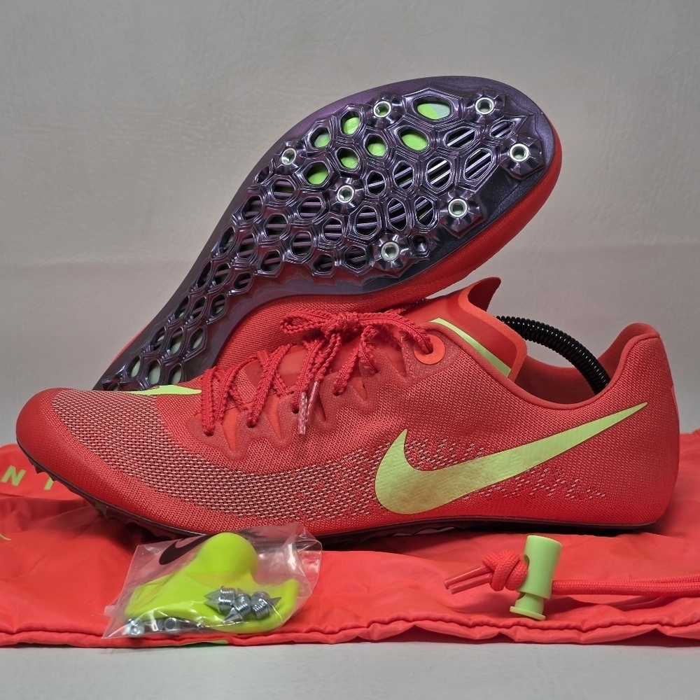 Nike JA Fly 4 Mens Size 12 Bright HYPER Crimson Barely Volt Track DR2741-601 New
